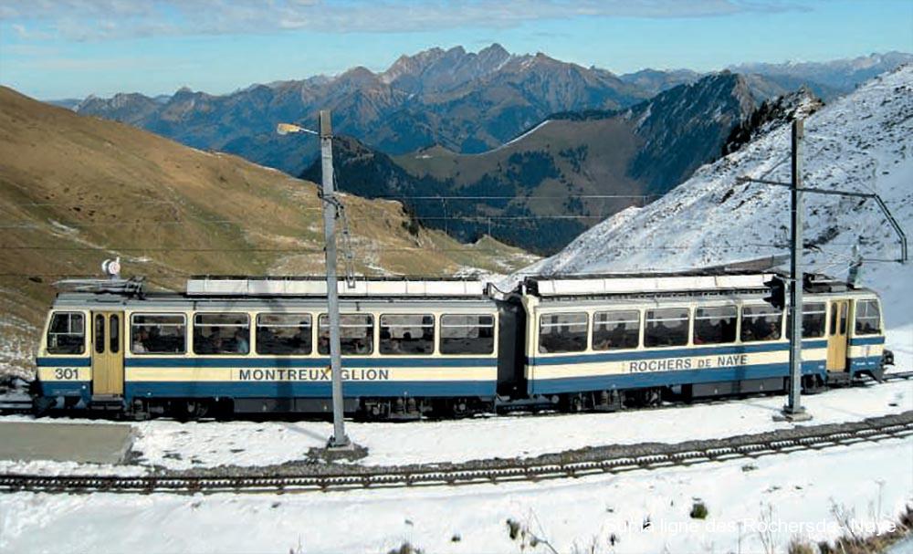 Sur la ligne des Rochersde- Naye