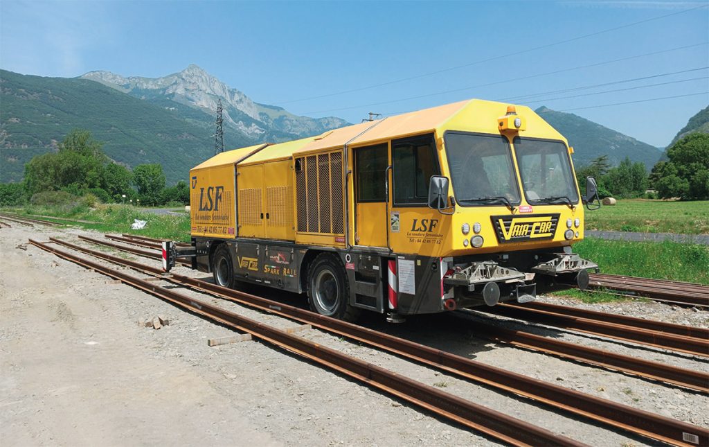 engin rail- route Vaia-Car Spark-Rail
