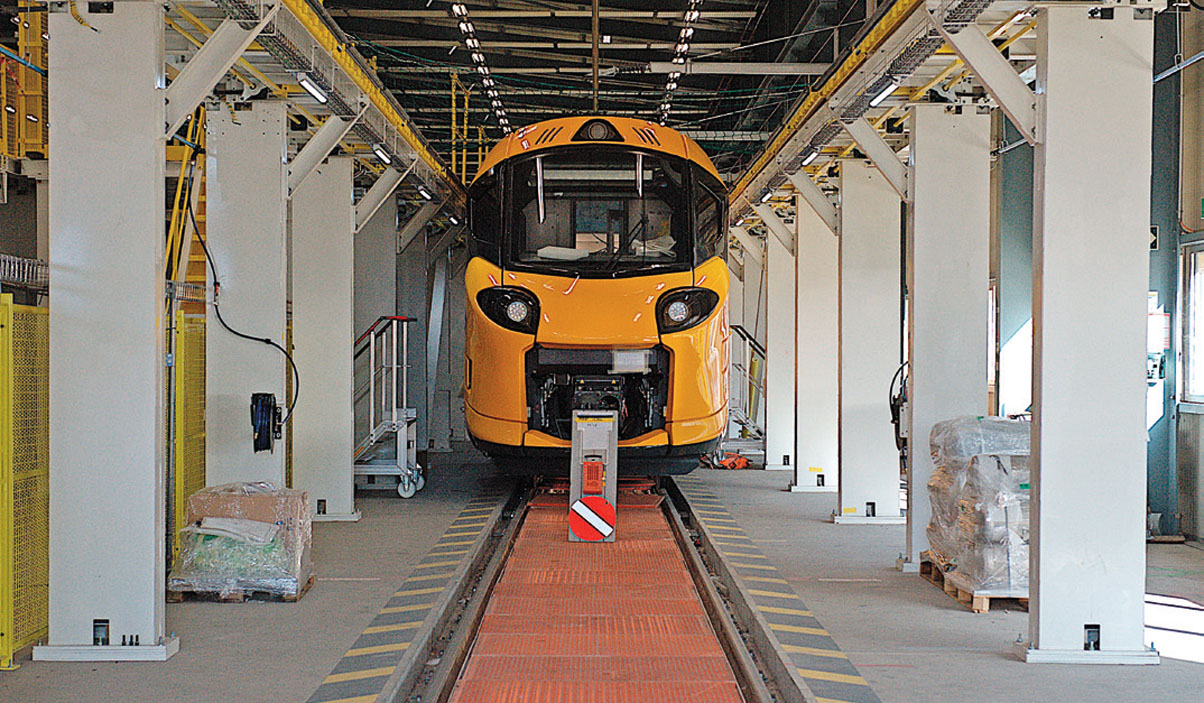site industriel d’Alstom Schweiz à Villeneuve (