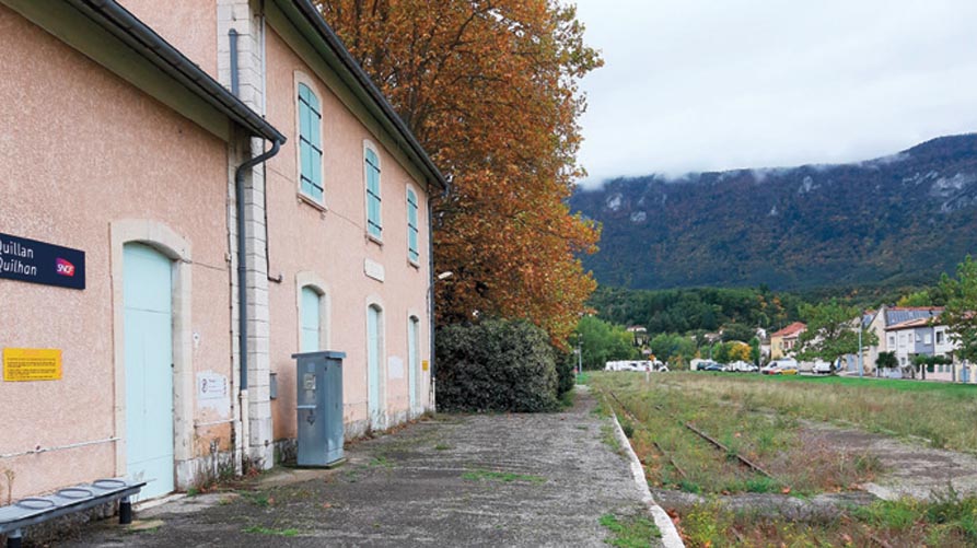 La gare de Quillan