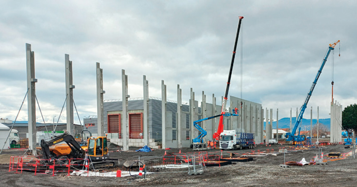 Le nouvel atelier du Brézet en cours de construction (12 février 2025)