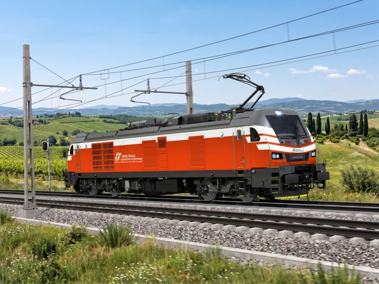 Impression d’artiste d’une future Eurolight Dual commandée par FS Logistix (16 septembre 2026) Crédit photo : Stadler Rail