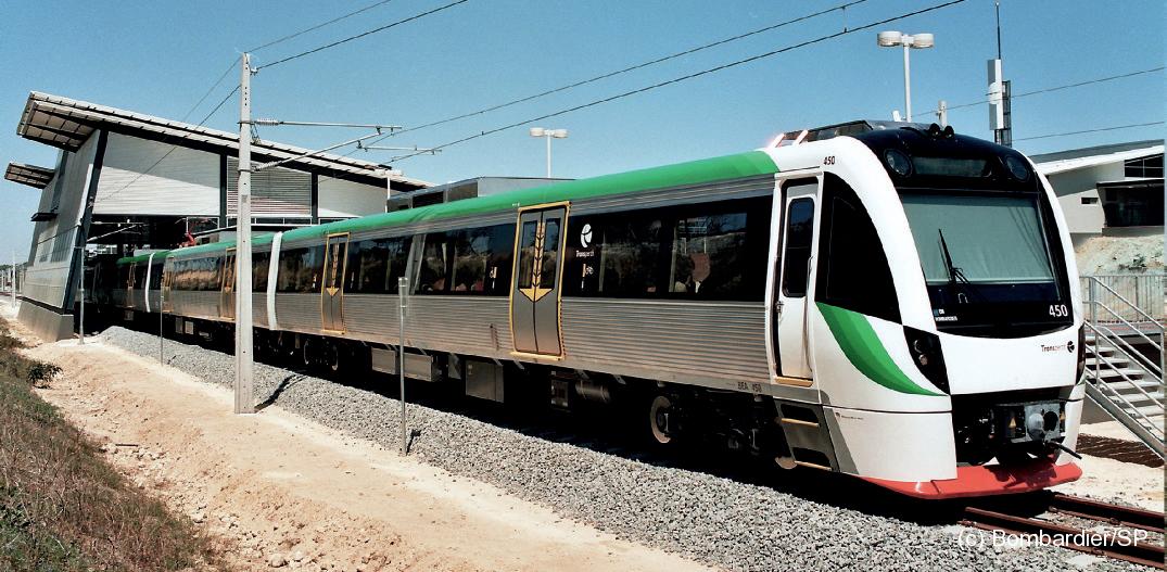 Bombardier : 10 trains de plus en Australie-Occidentale