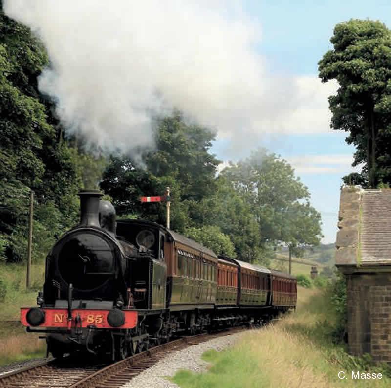 Grande-Bretagne « Vintage Train » dans le Yorkshire