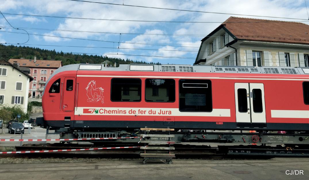 Les Chemins de fer du Jura reçoivent leurs nouveaux matériels