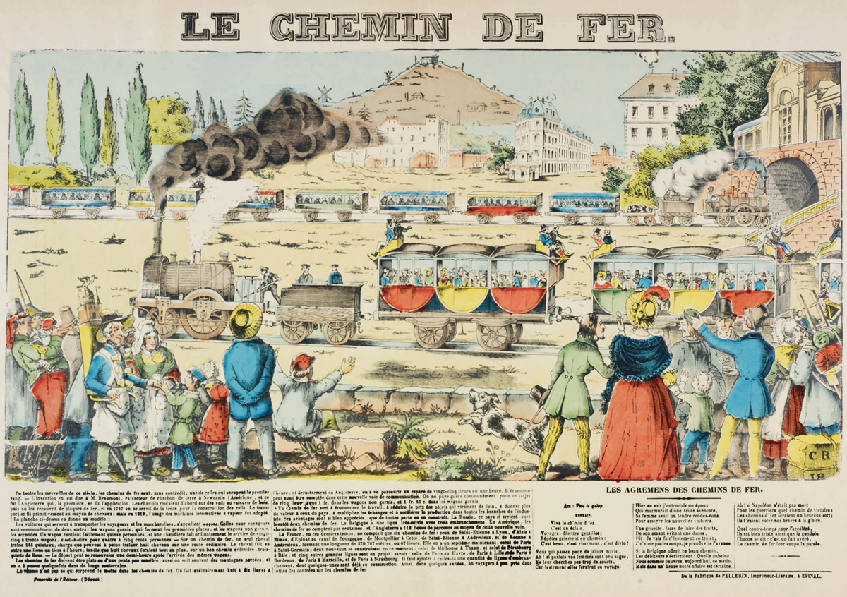 Comment le chemin de fer a inspiré les images d’Épinal