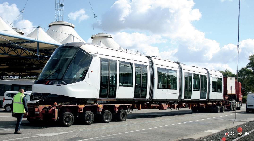 Les nouvelles rames du tram de Strasbourg arrivent
