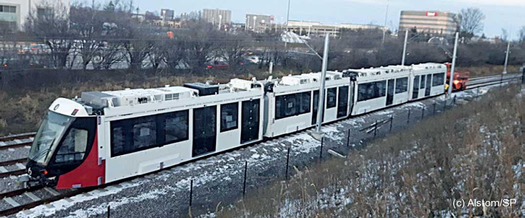 Le Citadis Spirit en essai à Ottawa