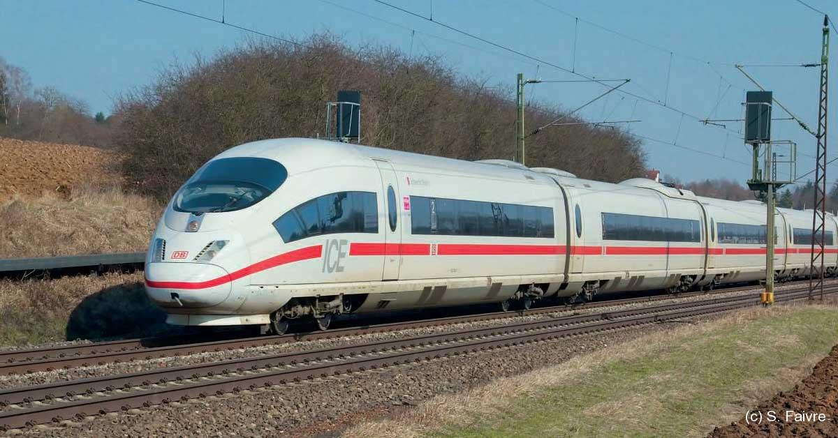 Les 2 premières LGV allemandes ont plus de 25 ans