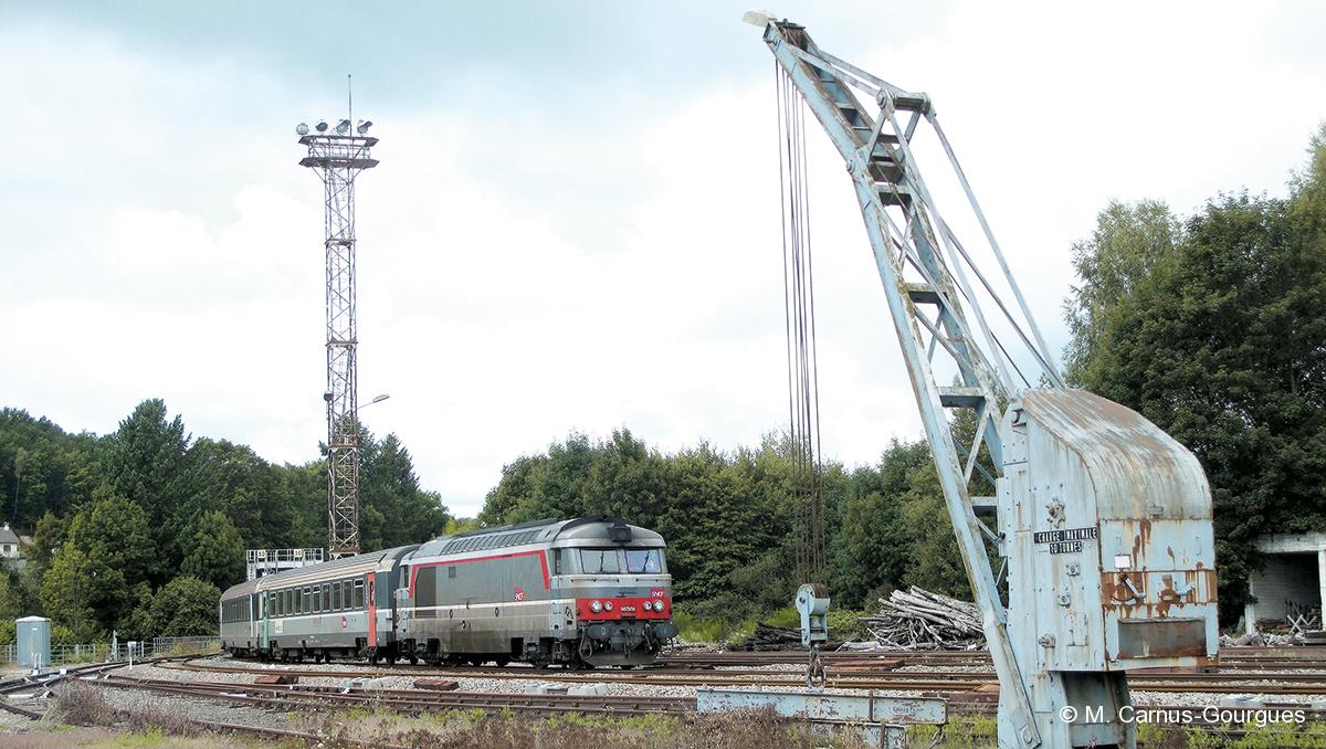 Le retour des rames tractées à Ussel