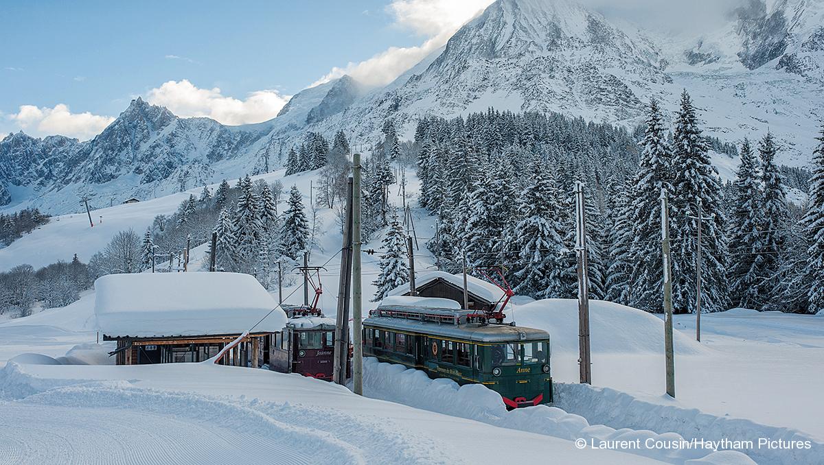 Les quatre saisons  du Tramway du Mont-Blanc
