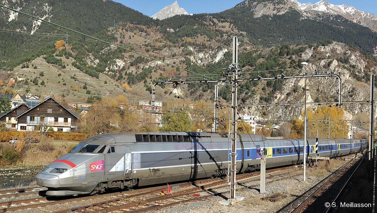Les rames TGV Paris – Milan prolongées