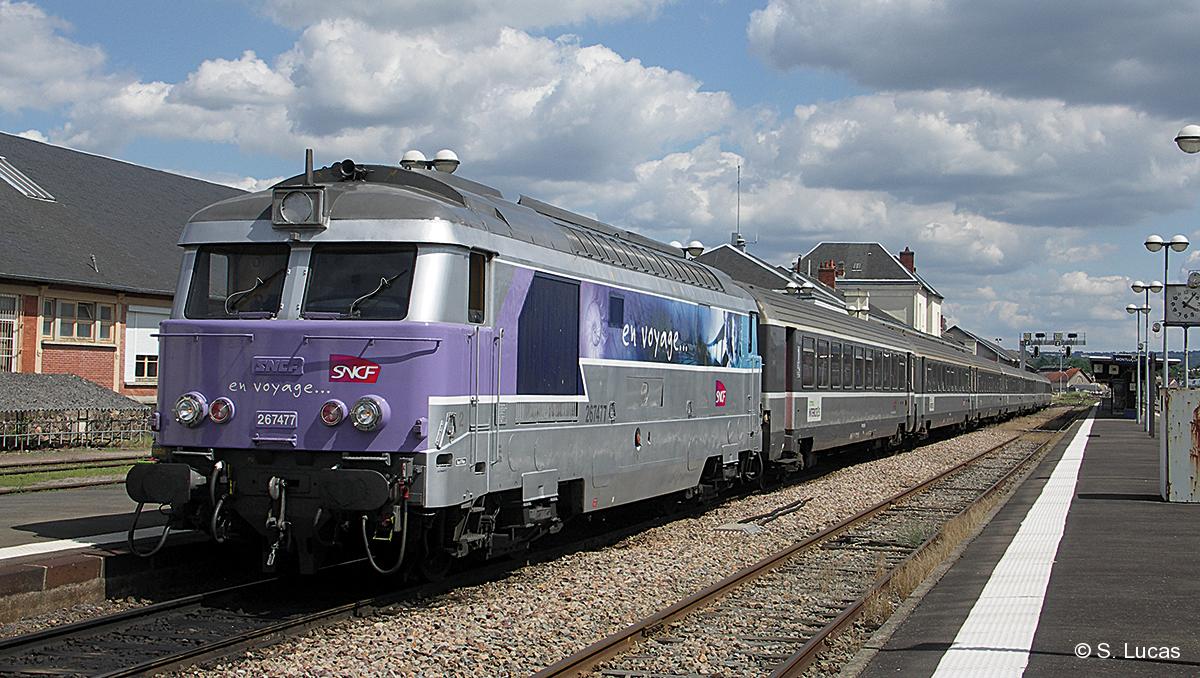 Fin des BB 67400 à Montluçon