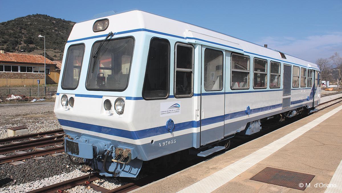 Les trois motrices Soulé corses restaurées