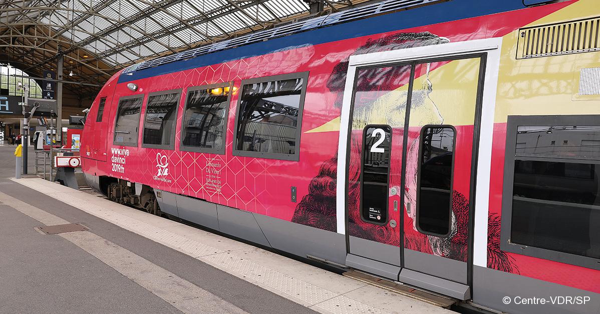 Léonard de Vinci sur les AGC Centre-Val de Loire