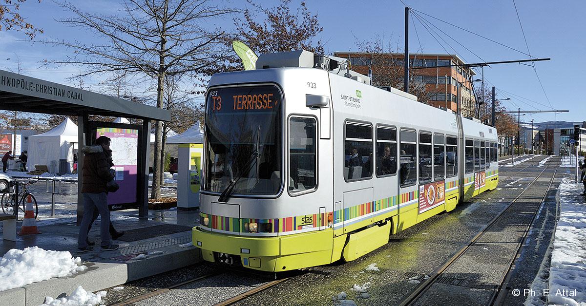 Mise en service du T 3 à Saint-Étienne