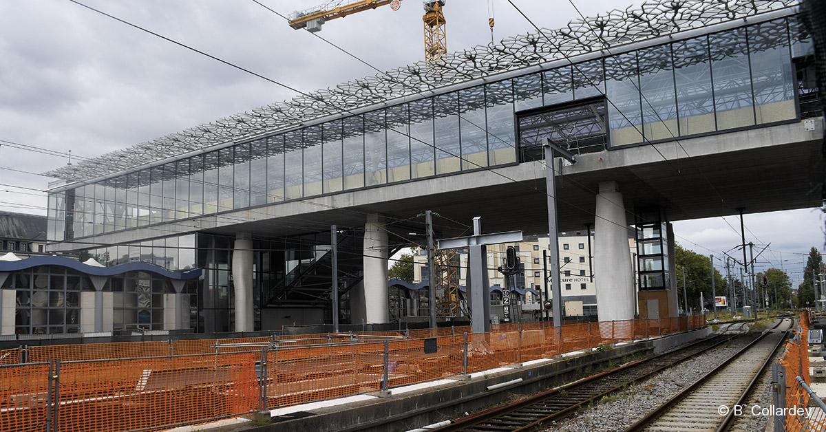 La physionomie de la nouvelle gare de Nantes se dessine mois après mois