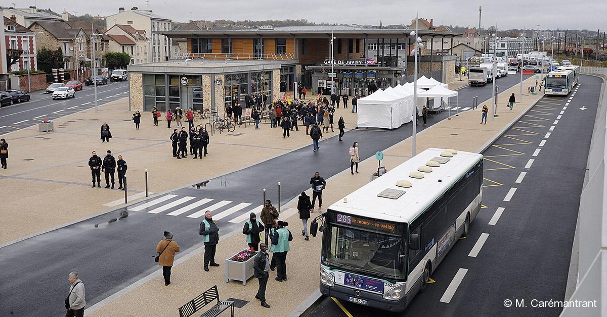 Juvisy : Mutation d’une gare en pôle multimodal