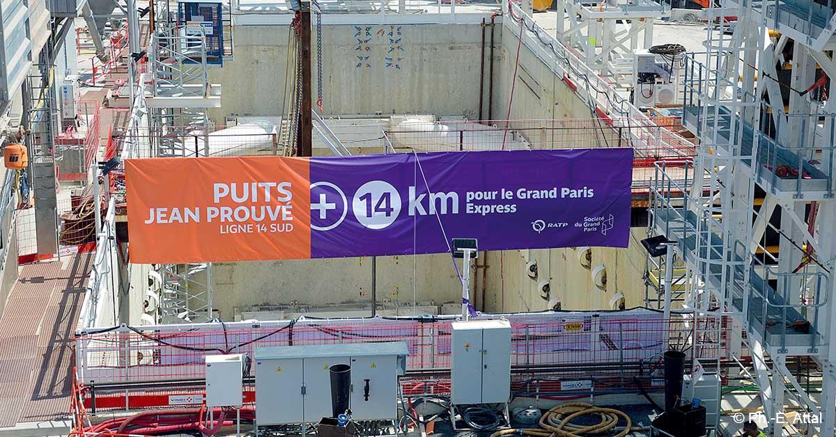 Fin du creusement des tunnels de la ligne 14