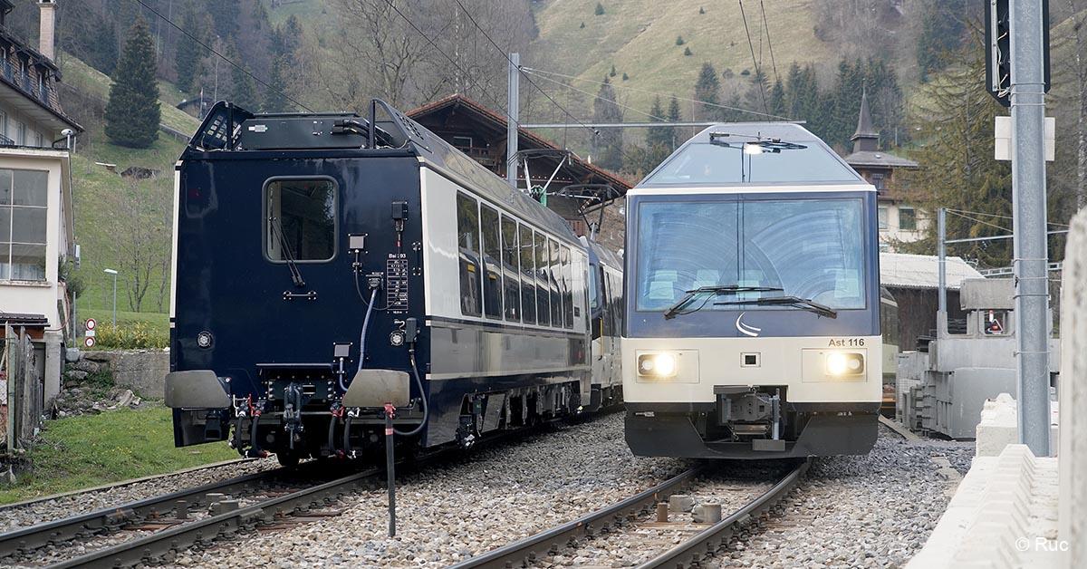 Les premiers éléments du Golden Pass Express