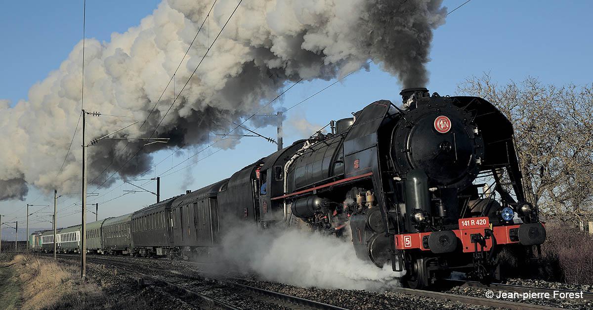 Les panaches auvergnats de la 141 R 420