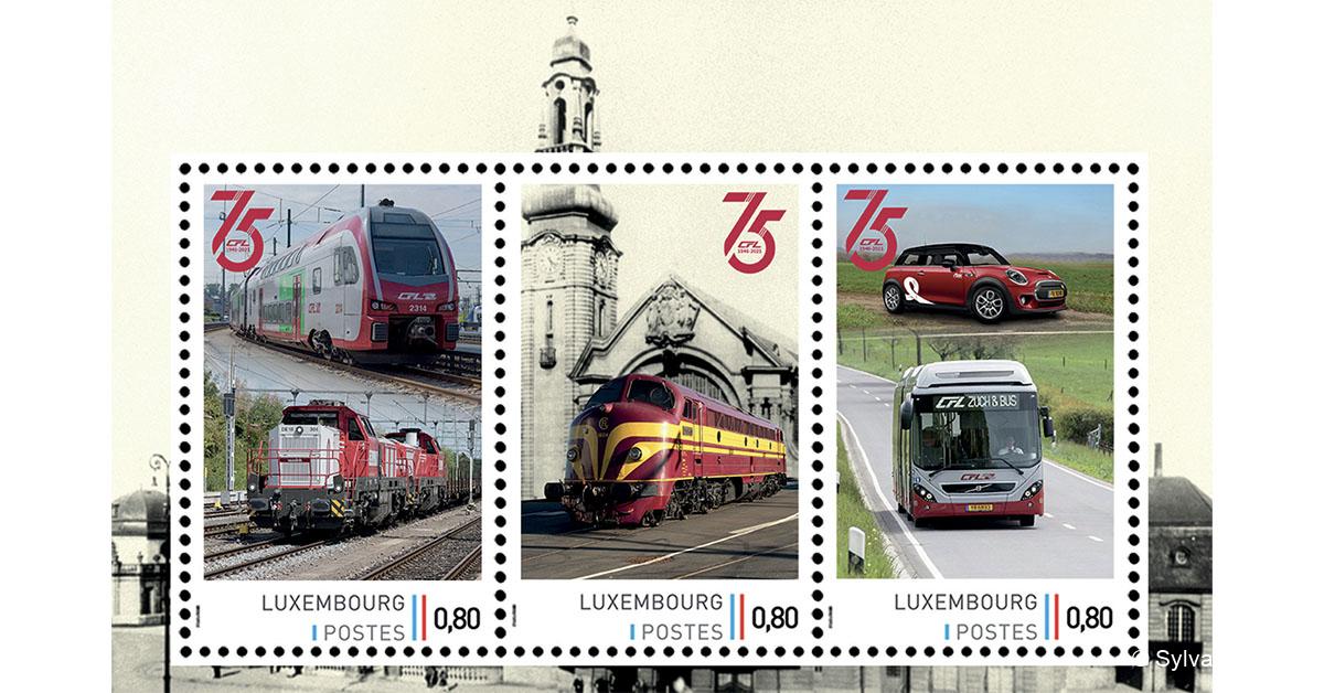 Des trains et des timbres