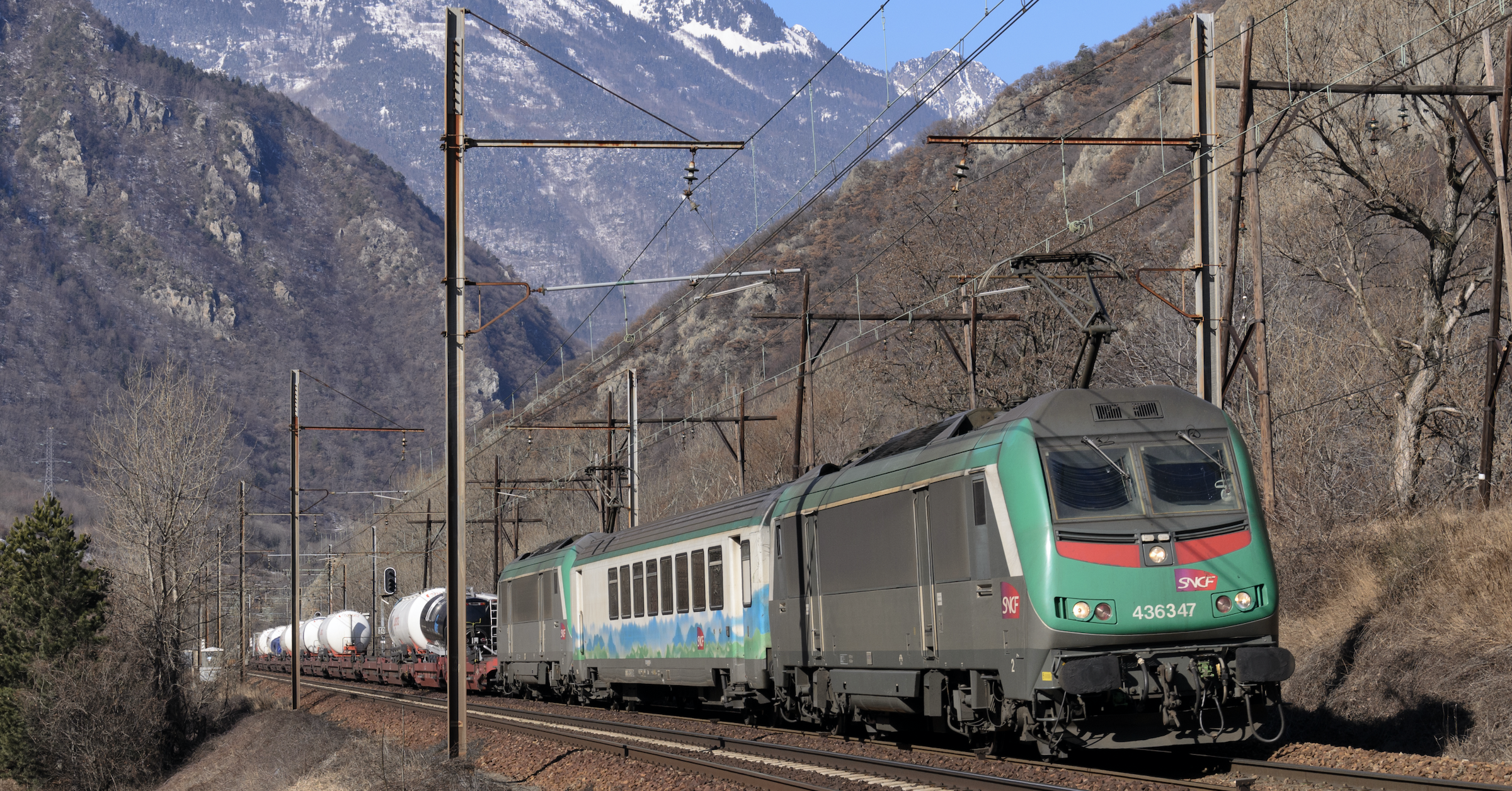SUR LA LIGNE DE MAURIENNE en attendant le tunnel Lyon-Turin