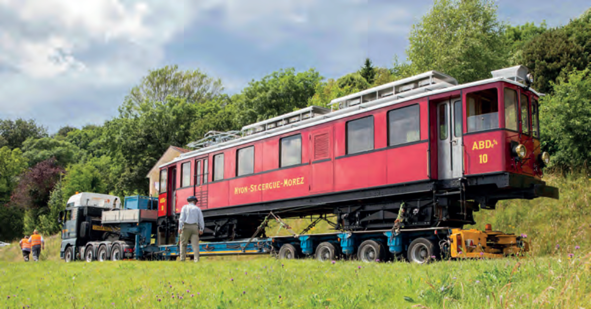 Suisse : Nyon – St-Cergue Rétro rapatrie la voiture B23 de 1915