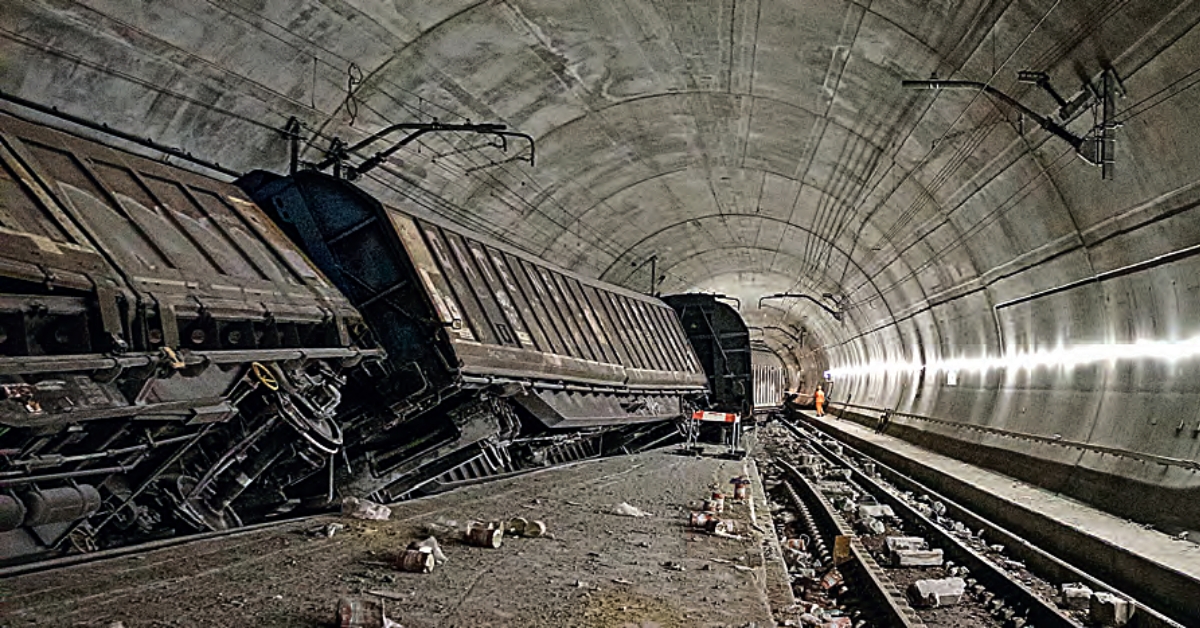 Suisse : des suites du déraillement dans le tunnel de base du Gothard