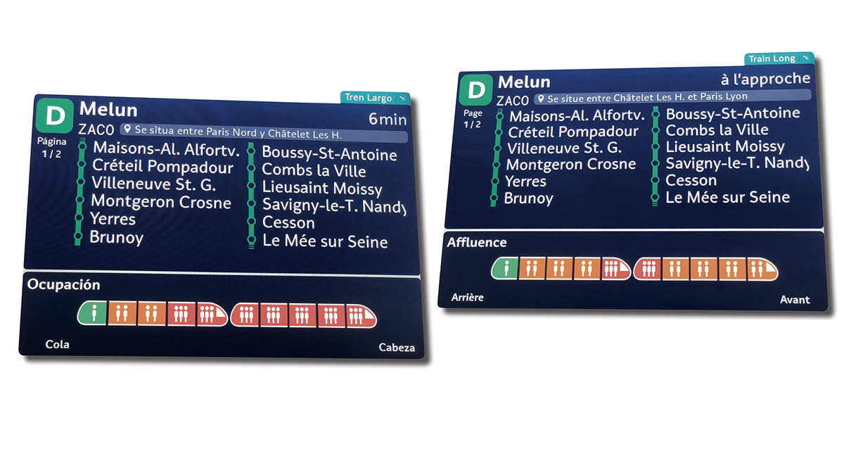 Connaître à l&rsquo;avance la répartition de l&rsquo;affluence dans le train