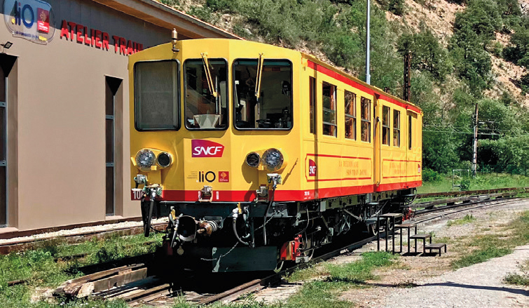 Le Train jaune en rénovation