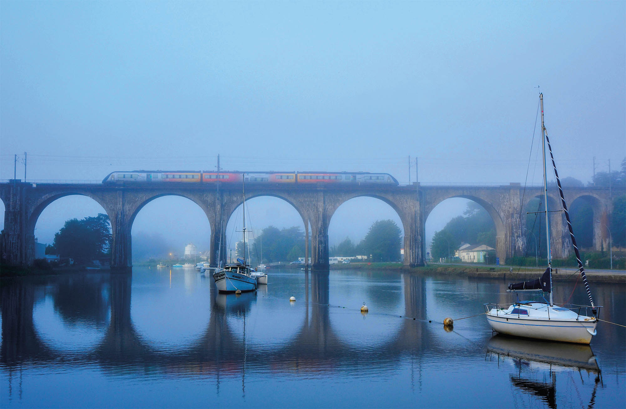 De NANTES à QUIMPER par la ligne de Bretagne sud