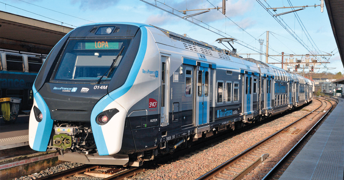 L’arrivée de 132 rames RER NG sur le RER D va entraîner le retrait des 134 rames Z 20500. Ici, la rame 014 M du RER NG effectue un demi-tour en gare de Corbeil-Essonnes (7 janvier 2025).