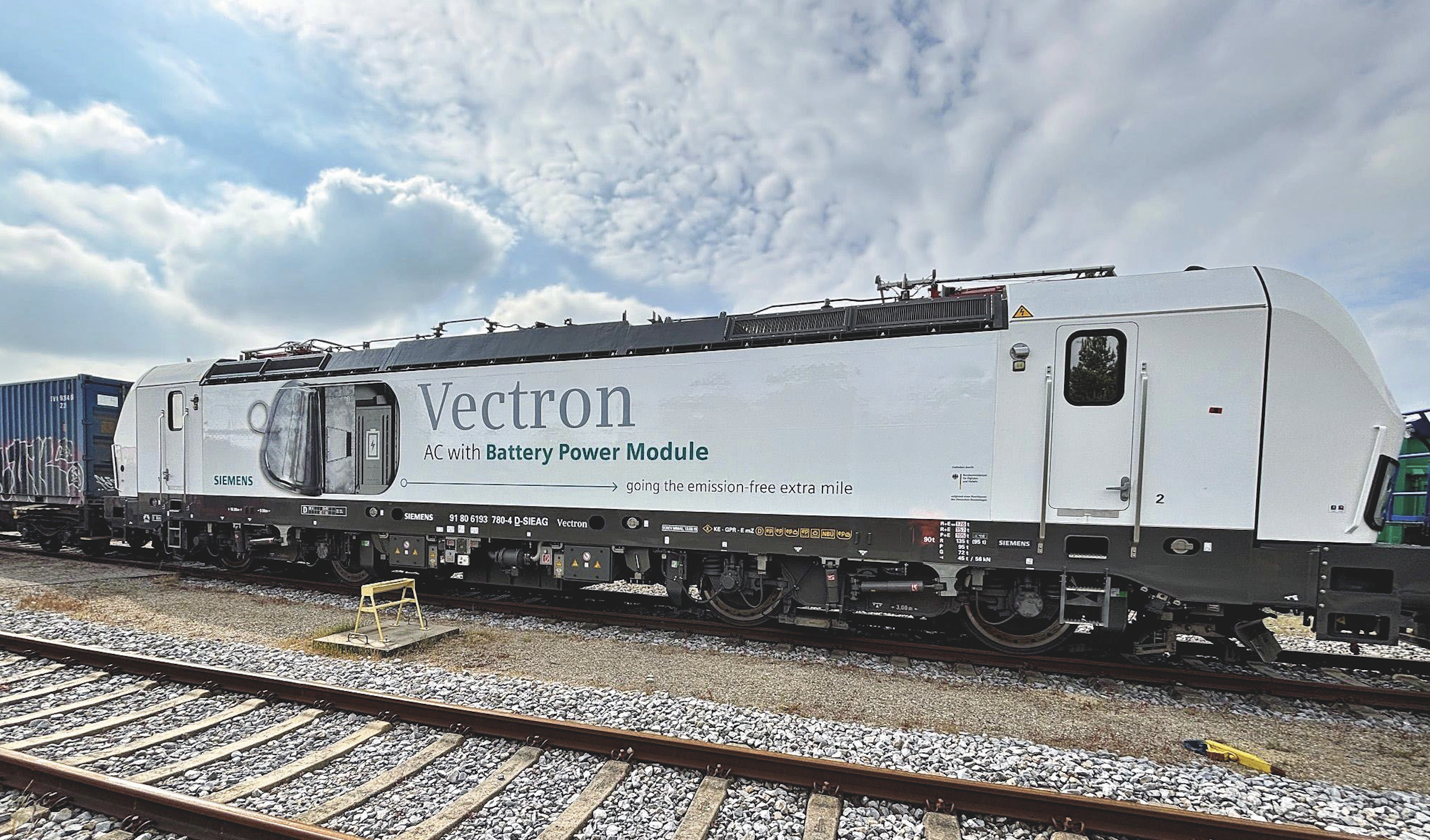 Siemens présente une Vectron AC Last Mile batterie