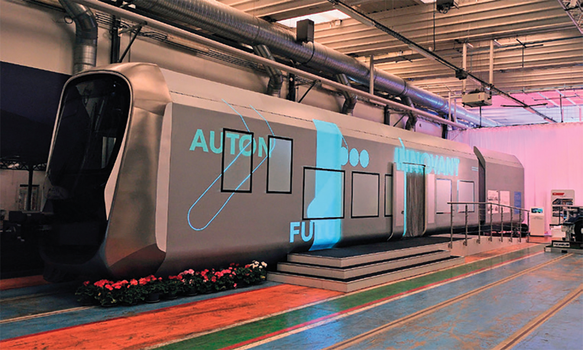 Une maquette échelle 1 de TELLi exposée à Ferrocampus