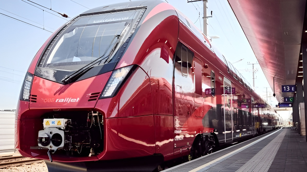Autriche : les ÖBB dévoilent un Kiss Railjet