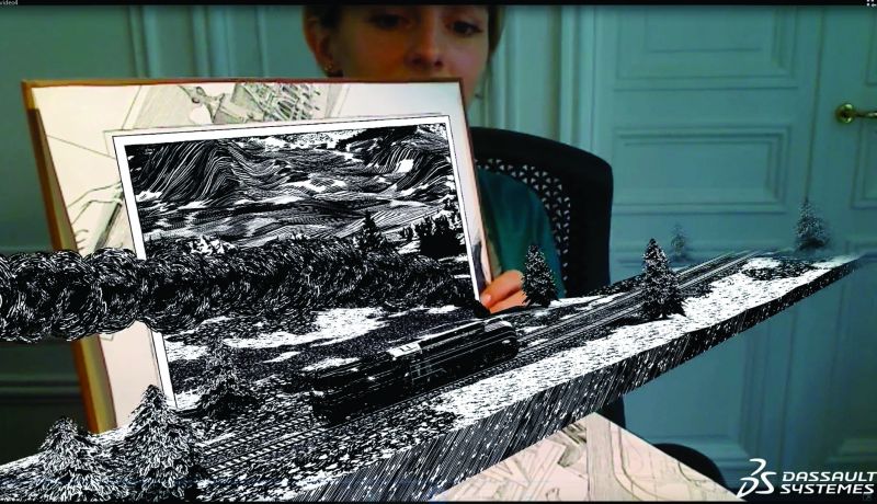 Du dessin en noir et blanc à la 3D