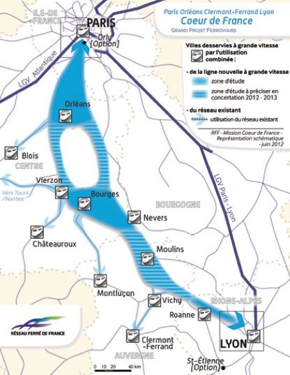 Doublement de Paris – Lyon : RFF approfondit deux scénarios