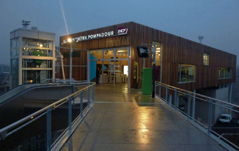 Créteil-Pompadour, nouveau pôle multimodal francilien