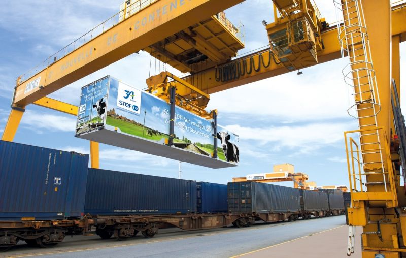 Transport combiné : les produits frais prennent le train