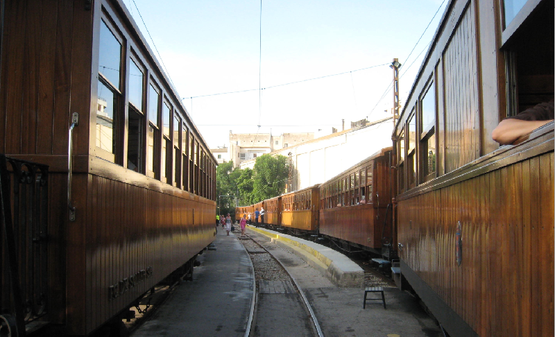 De Palma à Sóller avec le train insulaire
