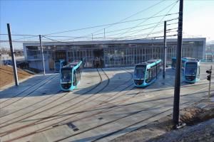 Le centre de maintenance du futur tram de Besançon inauguré