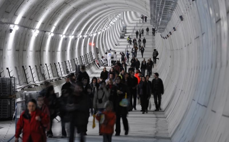 35 000 visiteurs à pied dans le tunnel du métro lyonnais !