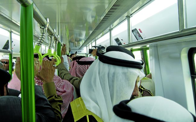 Un métro pour le grand pèlerinage de La Mecque