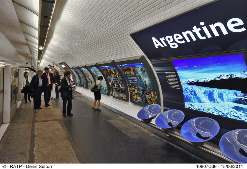 La station Argentine prend ses nouvelles couleurs