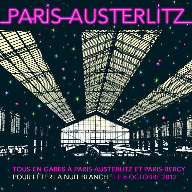Nuit blanche pour les gares d’Austerlitz et de Bercy