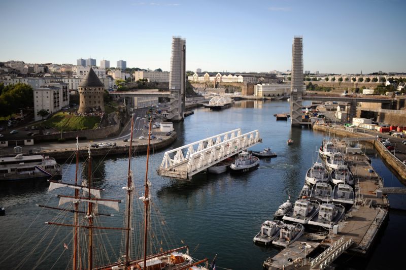 Brest change le tablier du pont de Recouvrance pour l’arrivée du tram