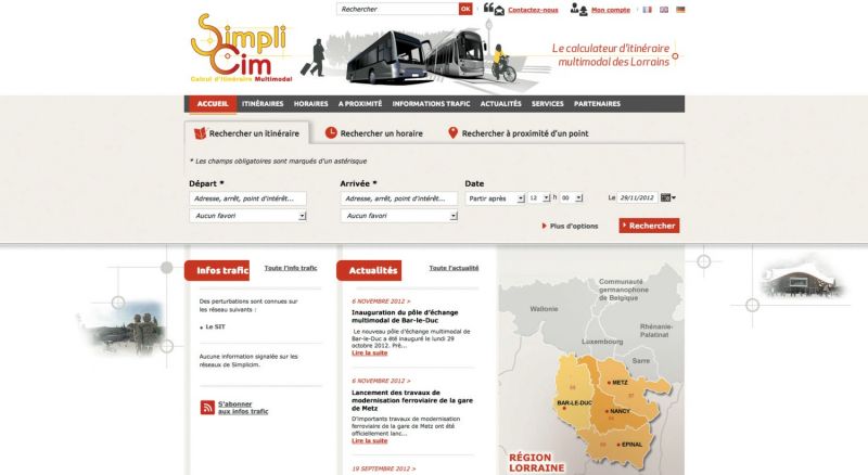 Un calculateur d’itinéraire pour toute la Lorraine